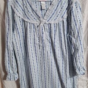 Carroll Reed Floral Lace Nightgown, size MED